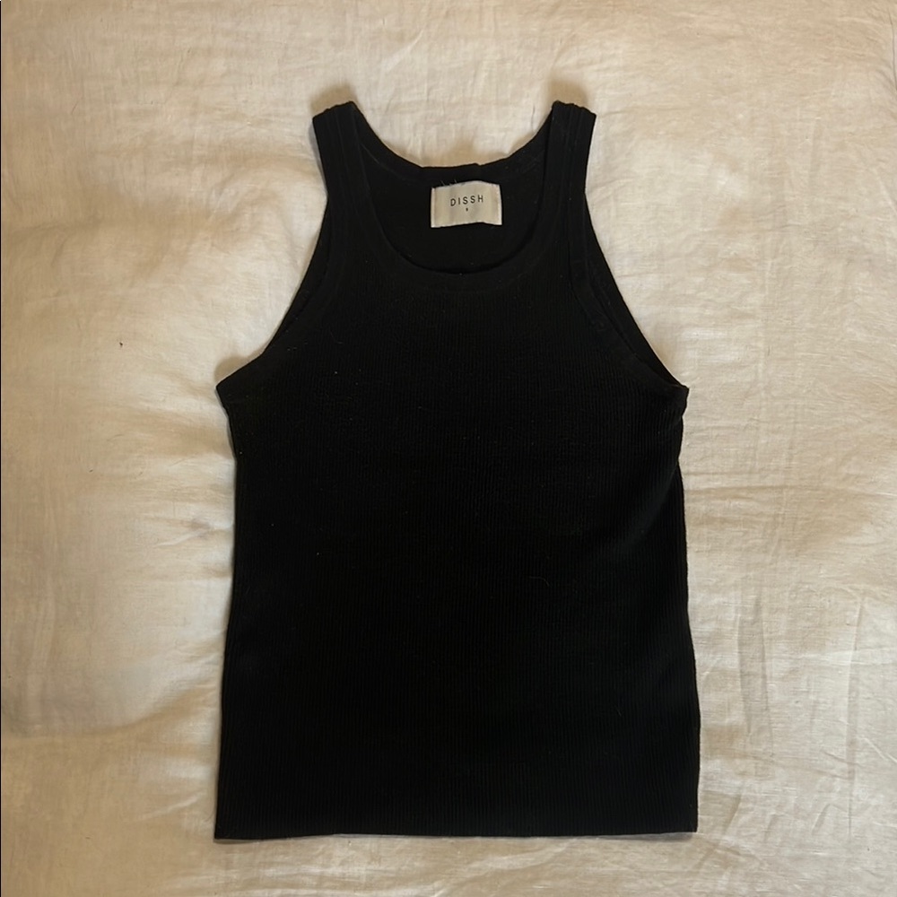 Dissh Black Tank Top